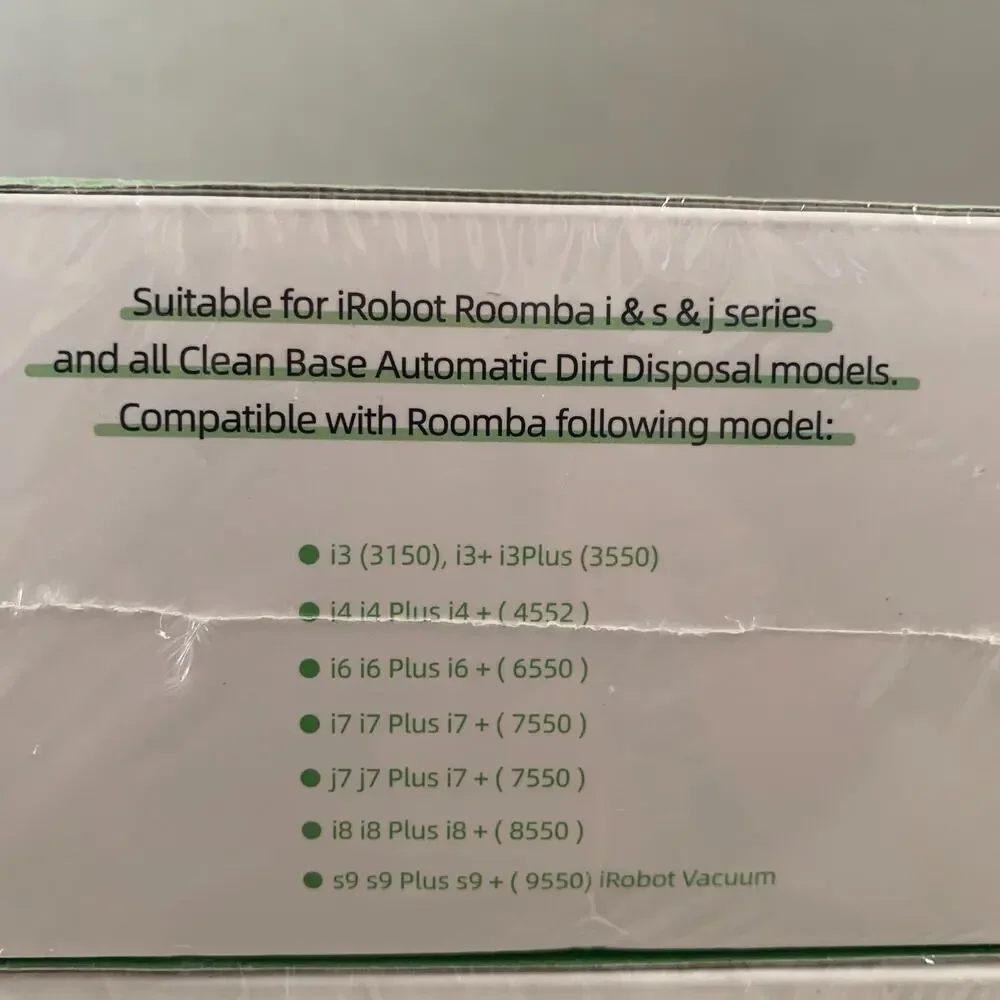 Lot Of 3 Replacement Vacuum Bags Suitable For iRobot Roomba i, s, j Series